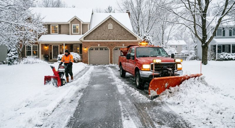 Driveway Snow Plowing in Long Island, NY