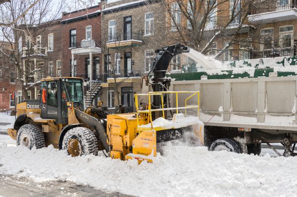 Sidewalk Snow Plowing